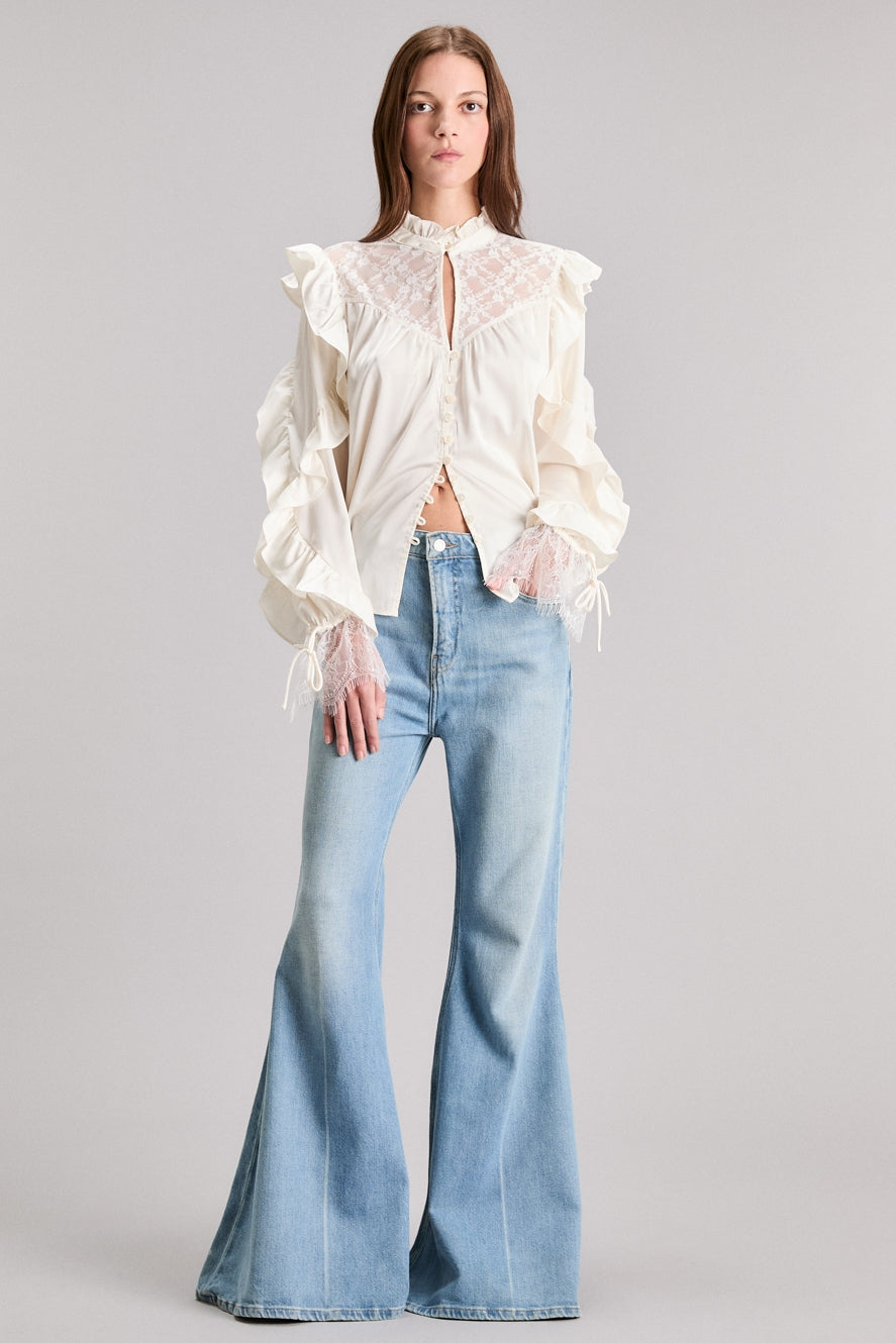 JEANS EXTREME FLARE PREMIUM BLUE